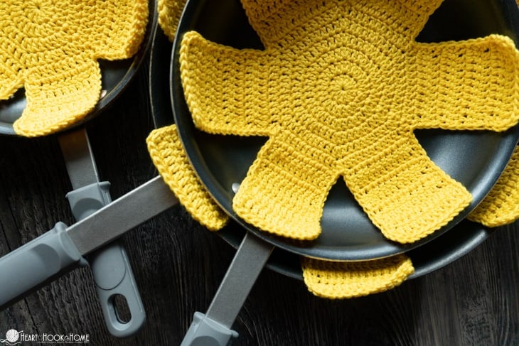 Crochet Pan Protectors free pattern