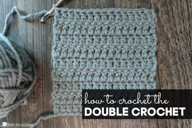 Double Crochet Stitch tutorial