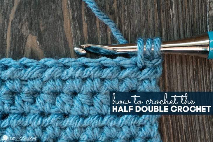 how to crochet the half double crochet