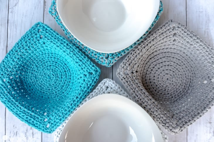 easy microwave bowl cozy crochet pattern