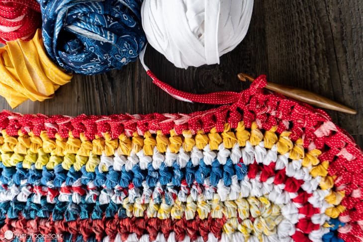 crochet rag rug pattern