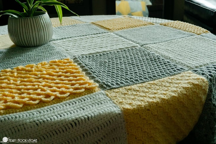 Stitch Sampler Afghan Crochet Pattern part two