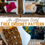 Afternoon Scarf free crochet pattern