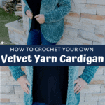 Bernat Velvet Yarn Cardigan
