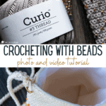 three ways to crochet with beads