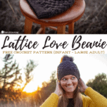 Lattice Love Woven set crochet pattern